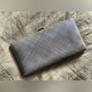 Lodis Clutch Wallet | Suede Light Blue